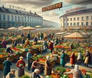 Овощной рынок в Гродно